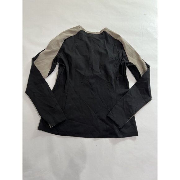 AETHER Revolve Long Sleeve Crew Shirt in Black - Picture 3 of 4